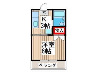 カ－サ上原の物件間取画像